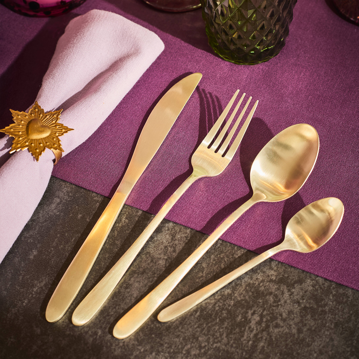Coffret couverts Gold Or