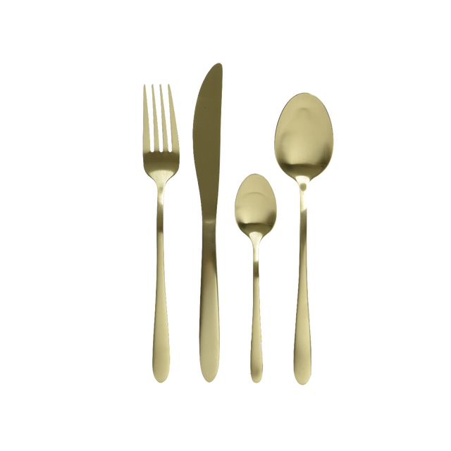 Coffret couverts GOLD coloris or