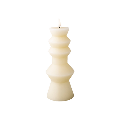 Bougie LED Totem Blanc