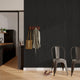 Papier peint intissé Tasseaux Gris anthracite