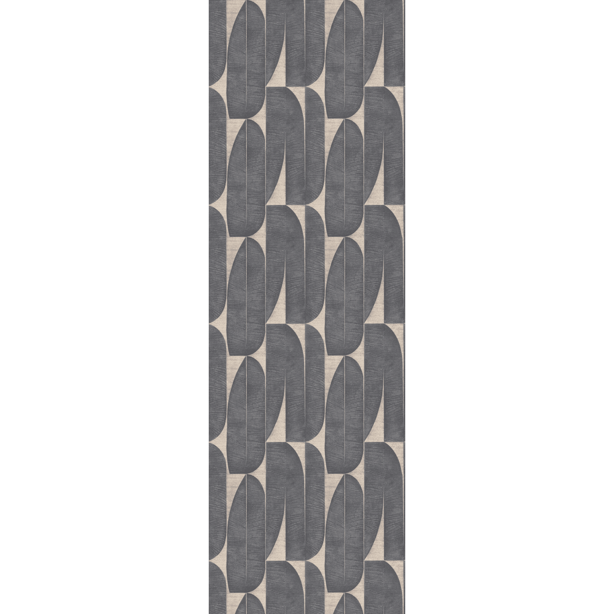 Papier peint intissé Odda Noir et taupe