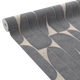 Papier peint intissé Odda Noir et taupe