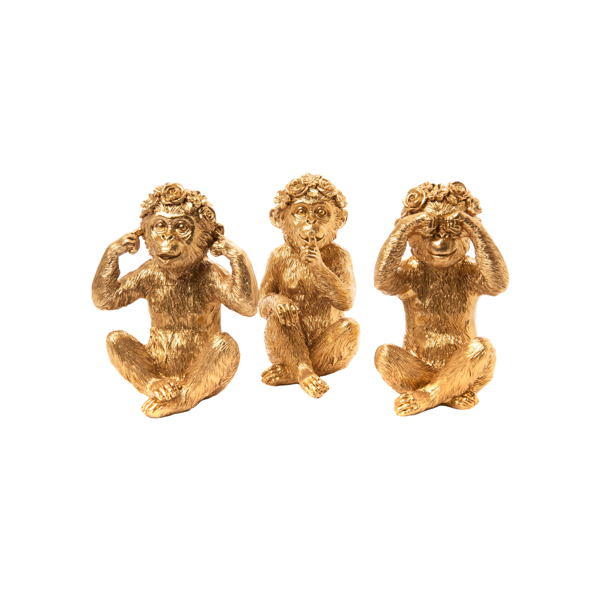 AMADEUS CADES Figurine Singe Or