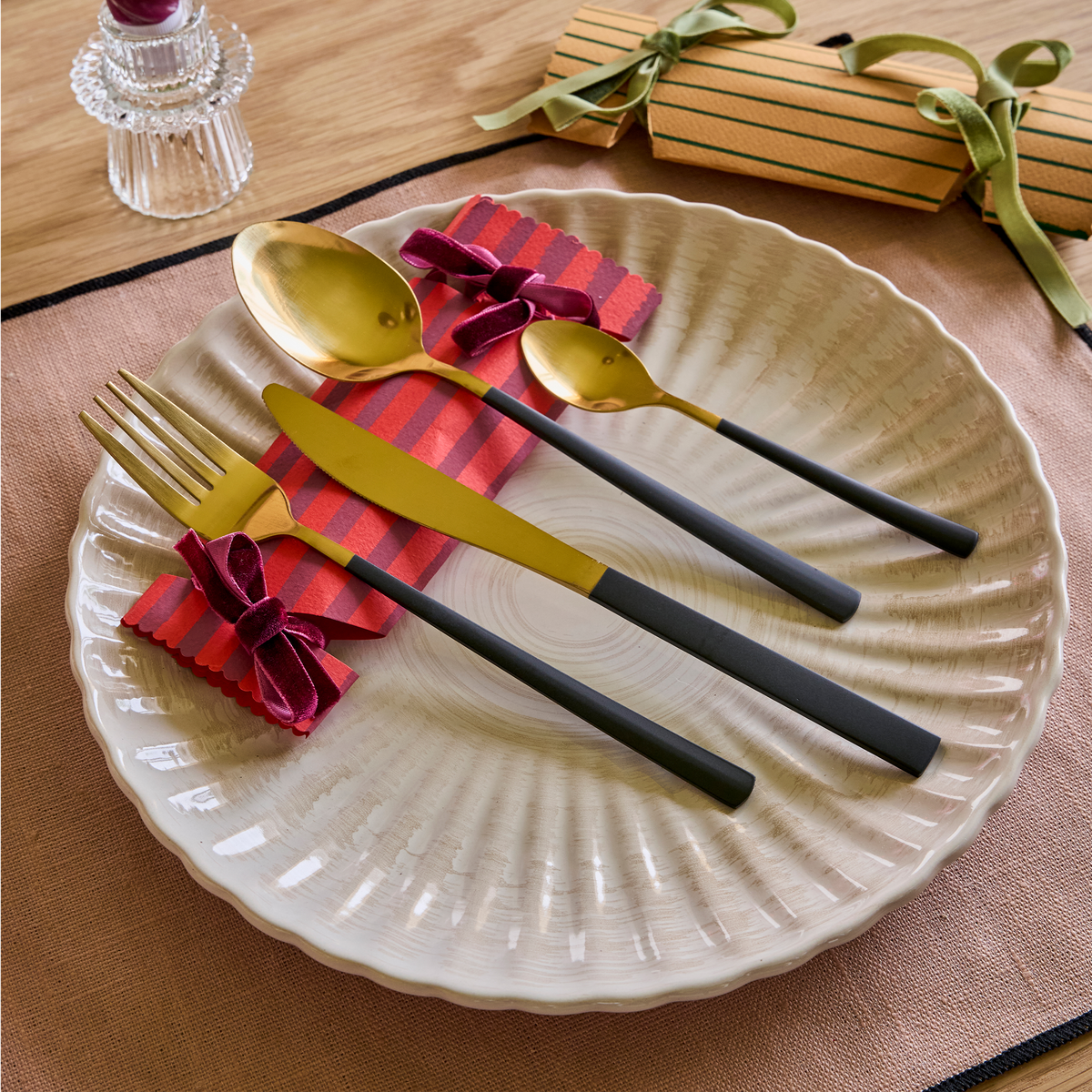 Coffret couverts Chic Noir