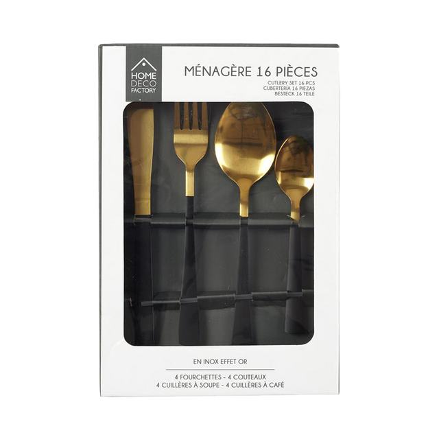 Coffret couverts CHIC coloris noir