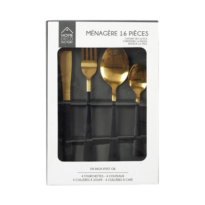 Coffret couverts Chic Noir