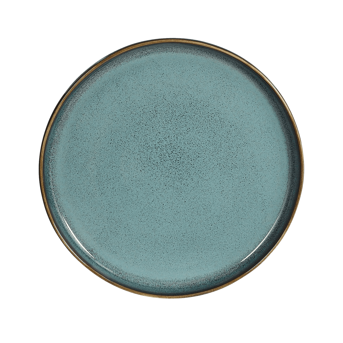 Assiette Nouka Bleu vert