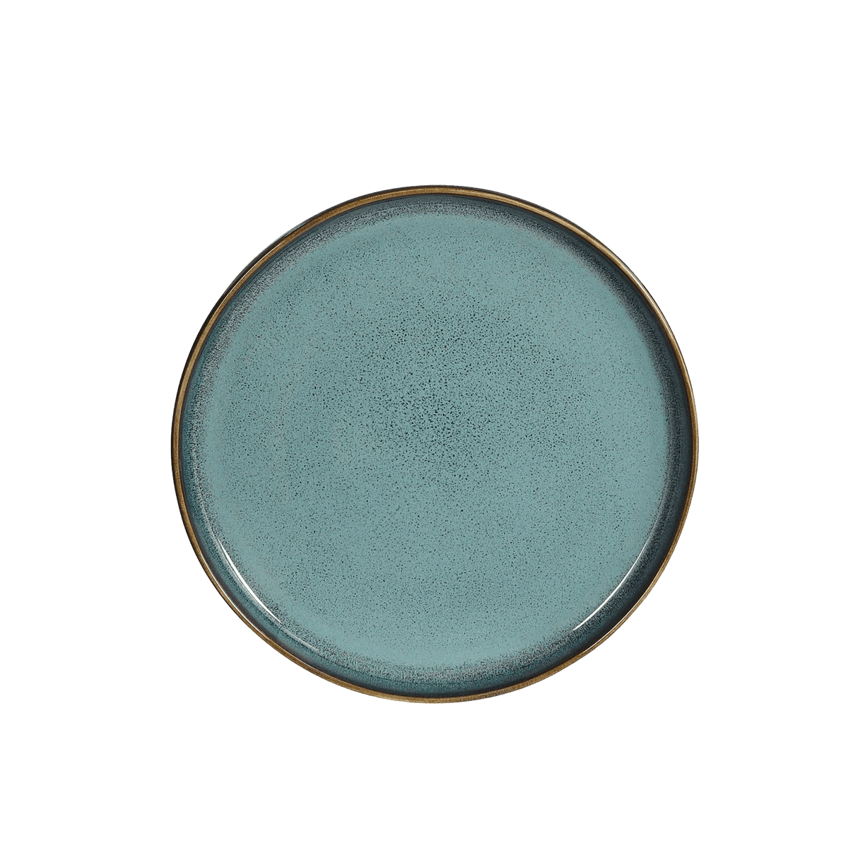 Assiette Nouka Bleu vert