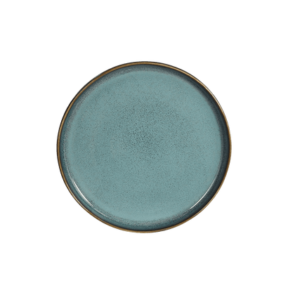 Assiette Nouka Bleu vert