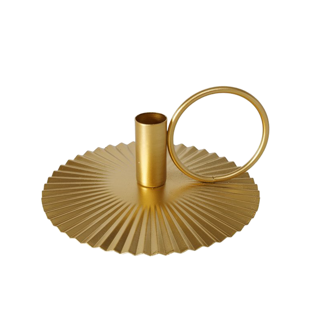 Bougeoir KARLO coloris or