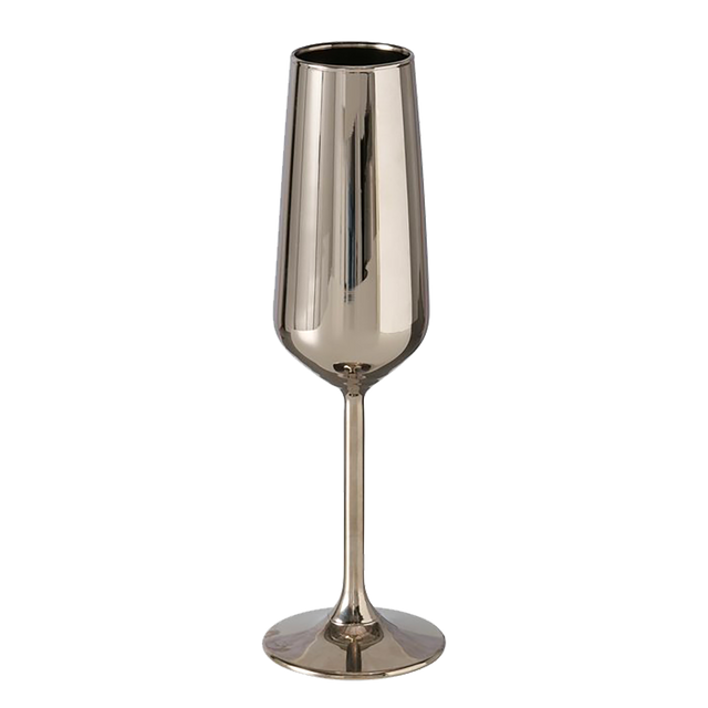 Verre ADORA coloris argent hauteur 22 cm