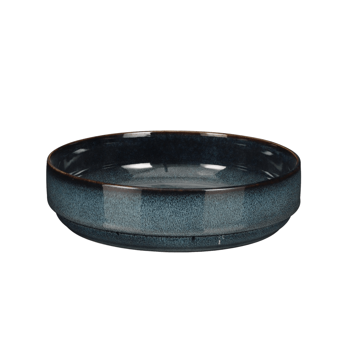 Assiette creuse Nouka Bleu vert