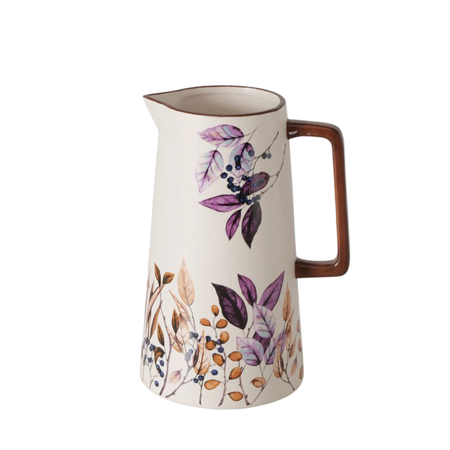 Carafe BRINJA coloris Blanc, violet