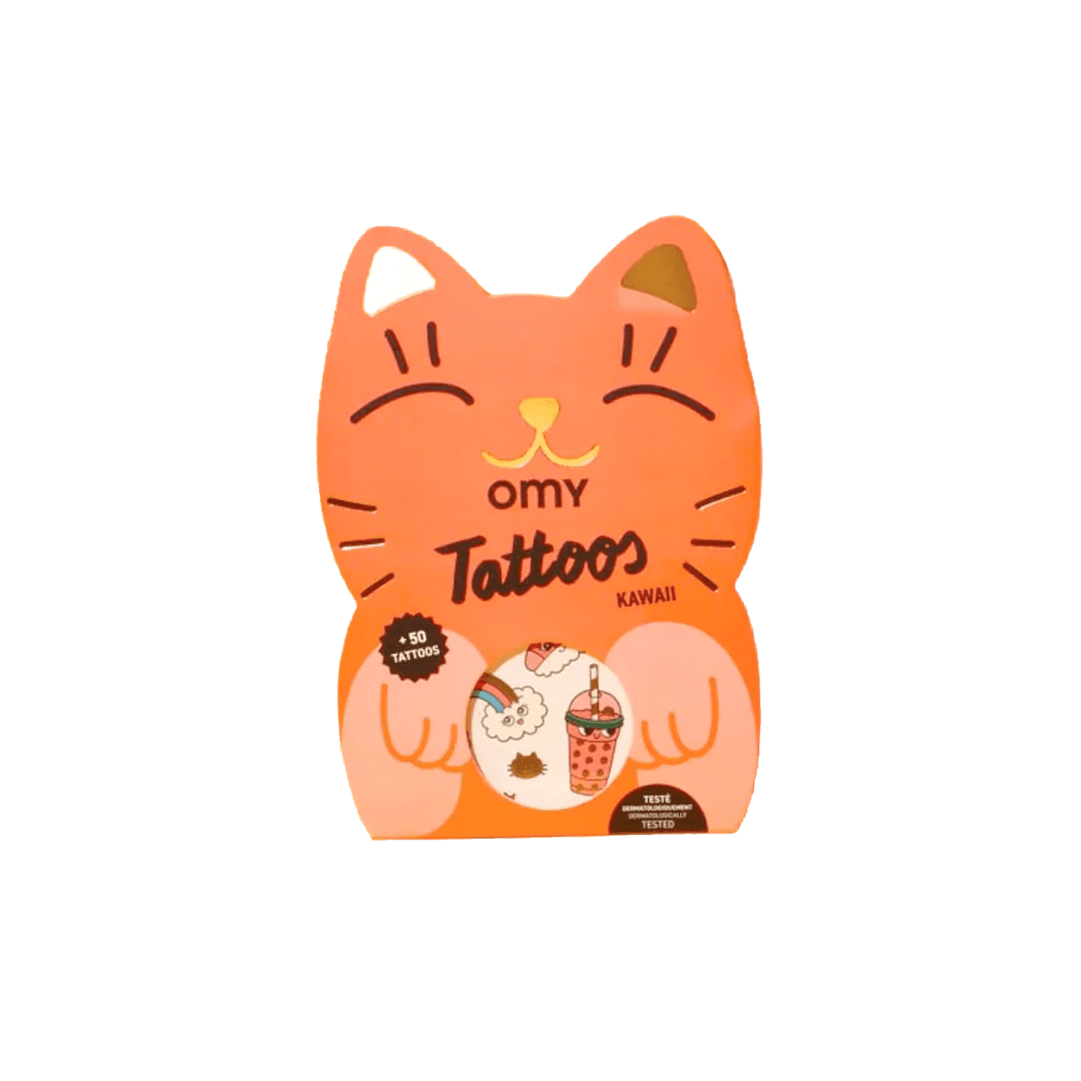 OMY Kit Tattoos kawaii Orange