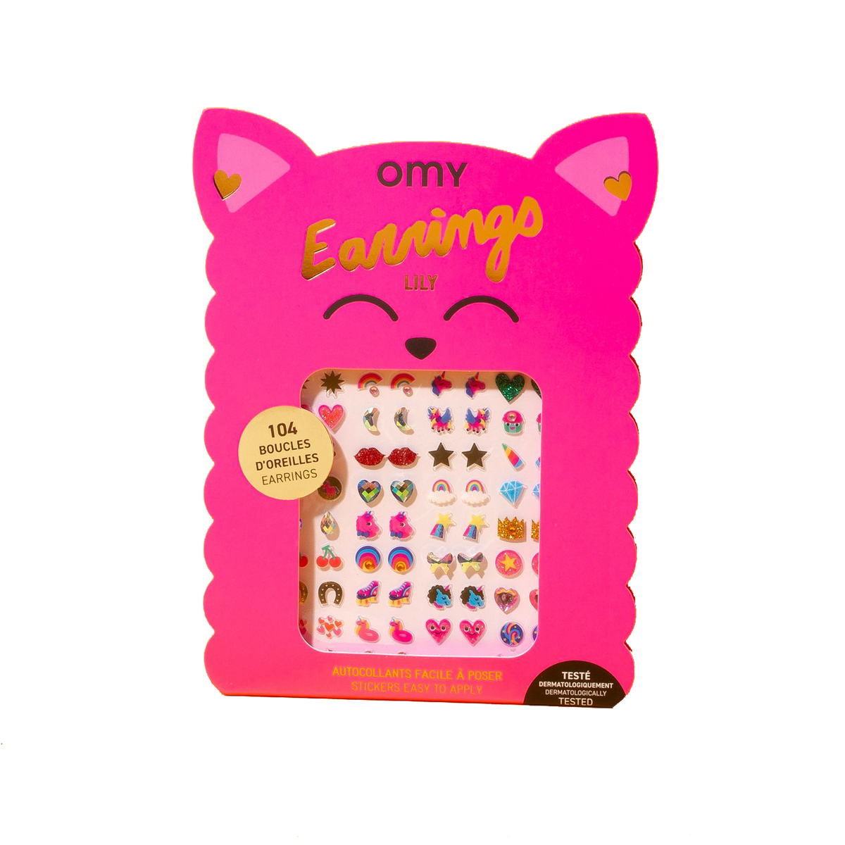 OMY Sticker Boucles d'oreilles lily Rose