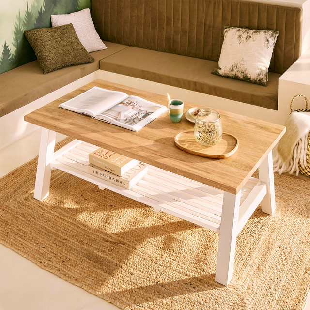 4MURS Table basse ETRETAT coloris naturel 60 x 120 cm
