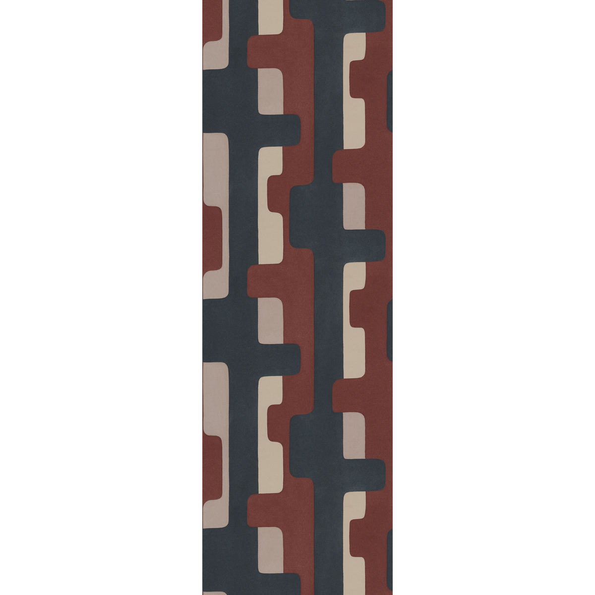 4MURS Papier peint intissé Namba Beige et terracotta