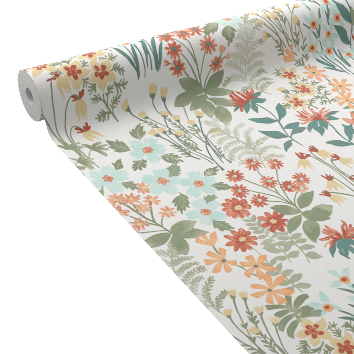 Papier peint intissé Thaly Multicolore