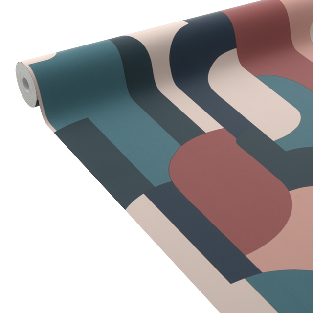 4MURS Papier peint intissé BRITTA coloris multicolore