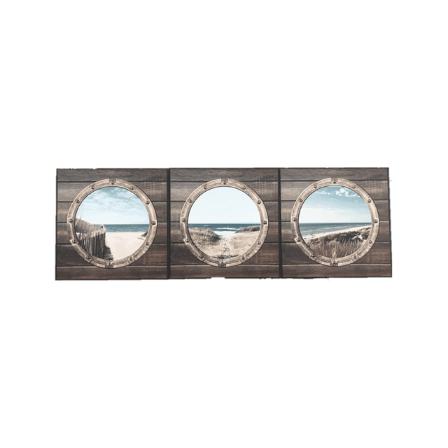 4MURS Triptyque HUBLOT coloris Marron, Bleu