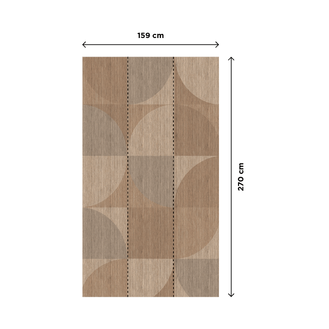 4MURS Papier peint panoramique L KALIMA 159 x 270 cm