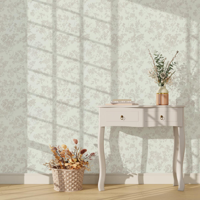 Papier peint intissé AUDELIA coloris rose pastel