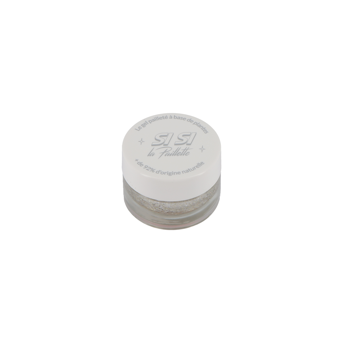 SI SI LA PAILLETTE Paillettes cosmétiques Gel runway Argent 10ML