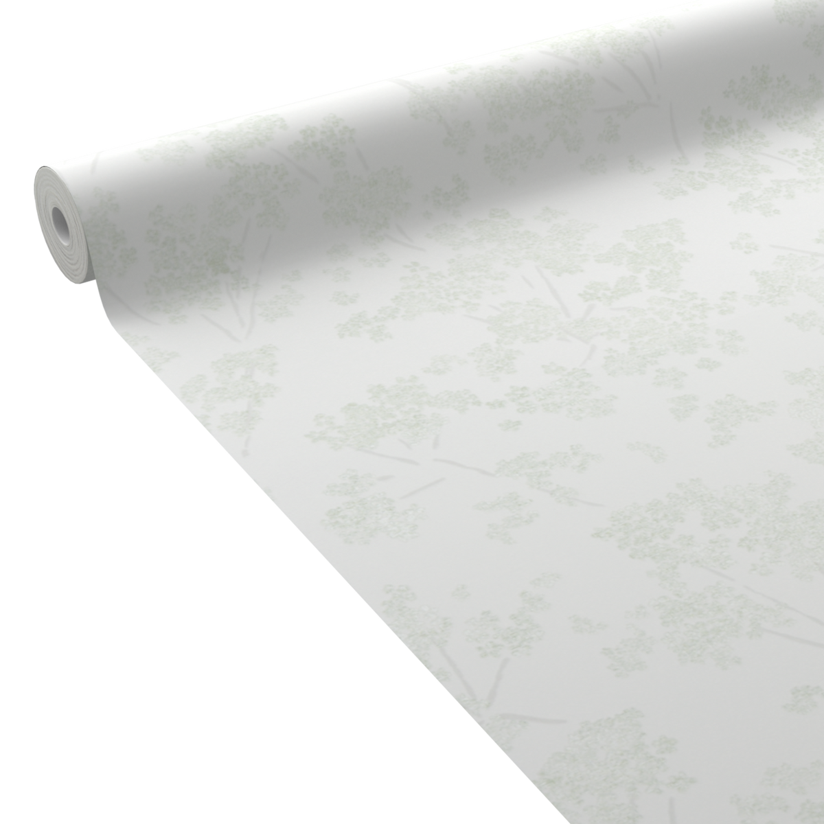 Papier peint intissé Audelia Vert de gris