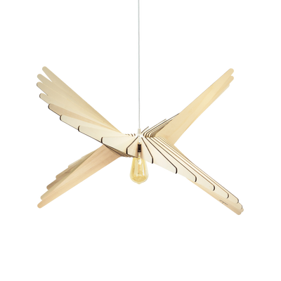 ATELIER LOUPIOTE Suspension Albatros Bouleau