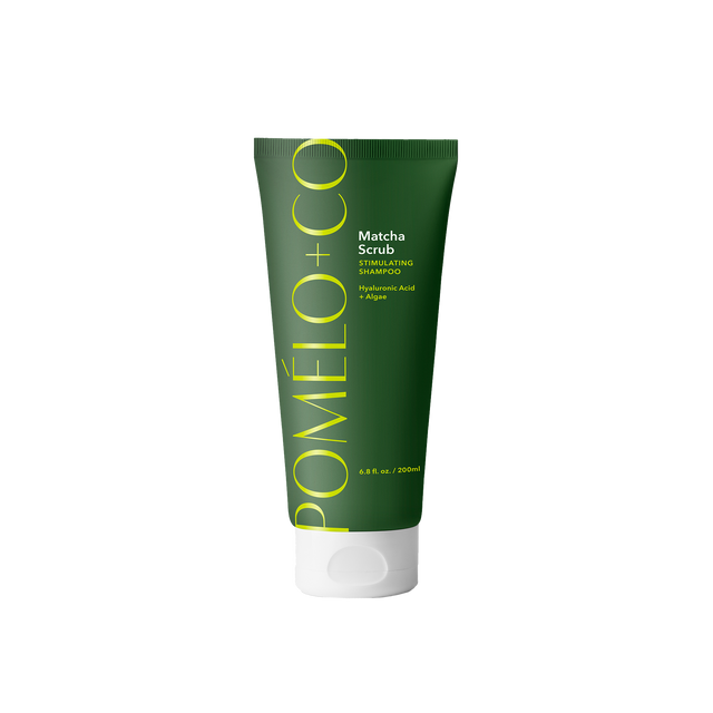 POMELO Soin cheveux SHAMPOING EXFOLIANT MATCHA SCRUB Thé vert