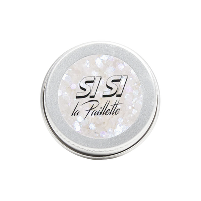 SI SI LA PAILLETTE Paillettes cosmétiques Nuit blanche Blanc 5ML