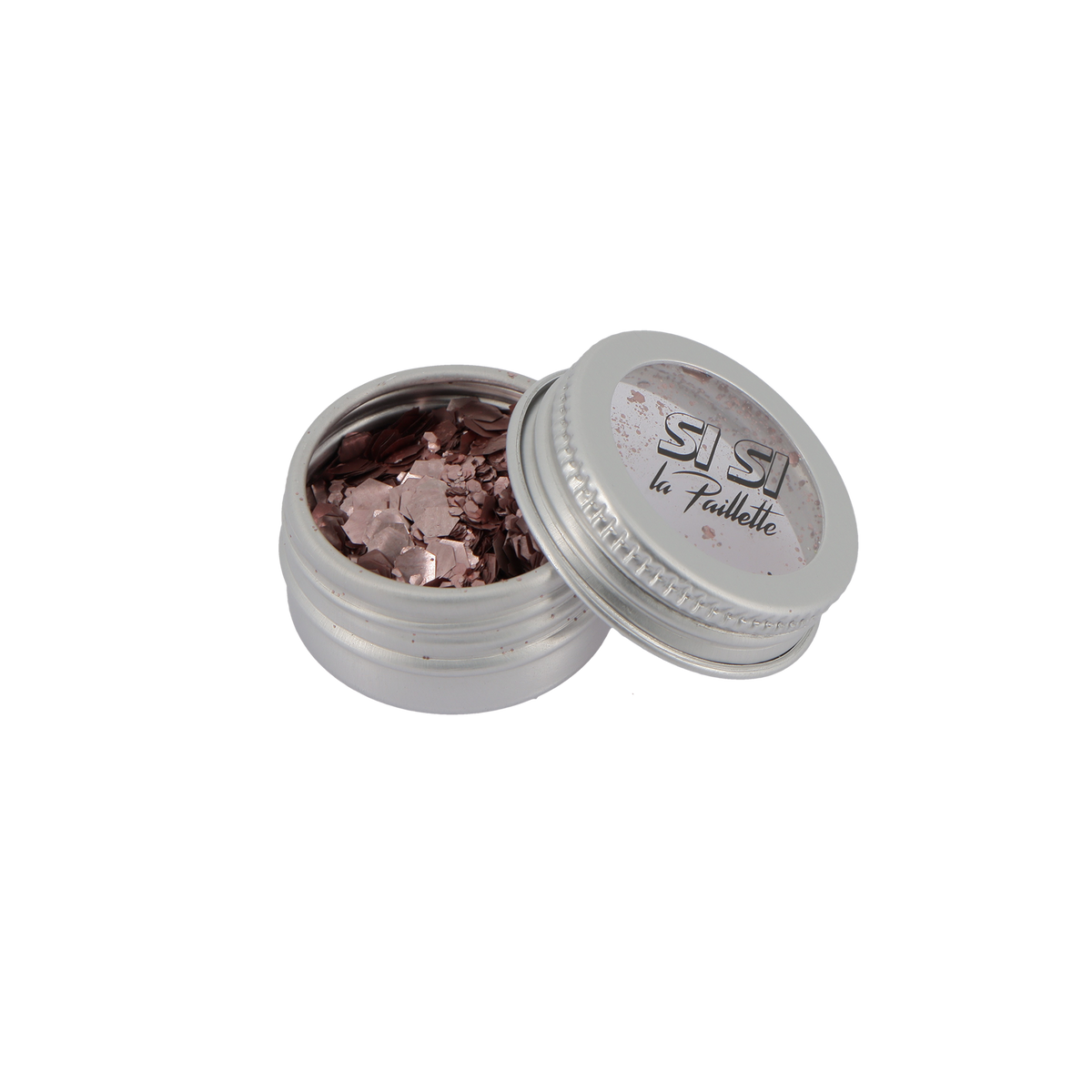 SI SI LA PAILLETTE Paillettes cosmétiques Coco cannelle Rose 5ML