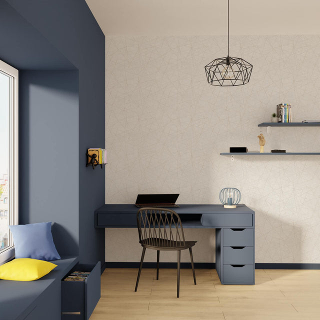 Papier peint intissé ARION coloris blanc