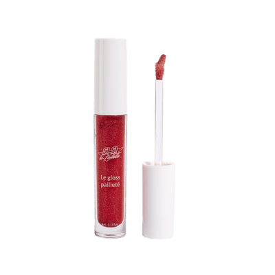 SI SI LA PAILLETTE Cosmétique Gloss rubis chéri Rouge 4ML