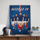 SPORT À L'AFFICHE Affiche Allez le xv Bleu