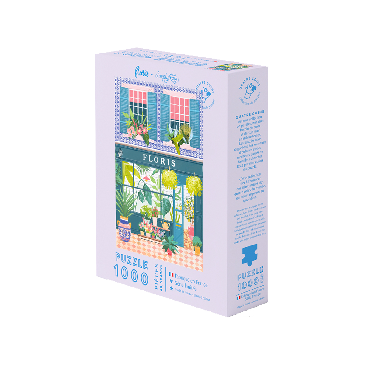 LA PETITE ÉPICERIE Puzzle Floris par simply katy Mauve