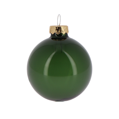 Décoration à suspendre Boules verre brillant Vert