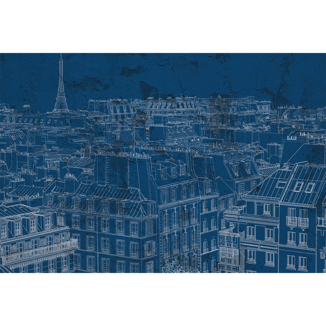 Papier peint panoramique XL MARCEAU 400 x 270 cm