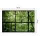 Papier peint panoramique XL Tropelia Vert feuille Satiné