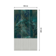 Papier peint panoramique L Thelia panel Vert émeraude Satiné