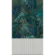Papier peint panoramique L Thelia panel Vert émeraude Satiné