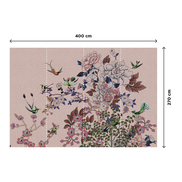 Papier peint panoramique XL COLIBRIA 400 x 270 cm