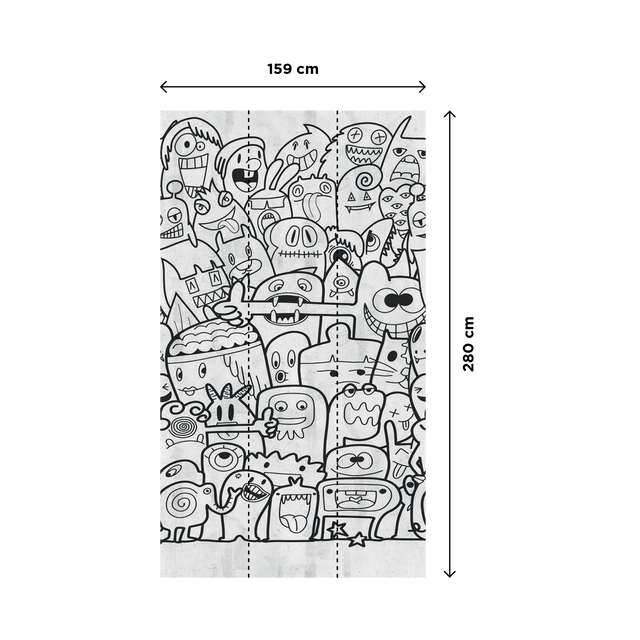 Papier peint panoramique L WILLY 159 x 280 cm