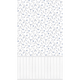 Papier peint panoramique L Bettina panel Bleu jean et écru Satiné