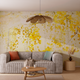 Papier peint panoramique XL Glycelia Bouton d’or Satiné