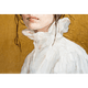 Papier peint panoramique XL Blanche Safran et blanc Satiné