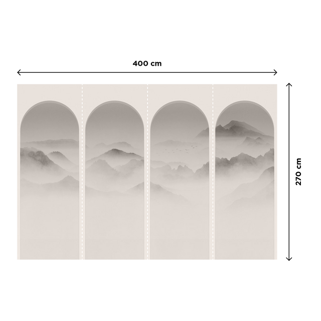 Papier peint panoramique XL GUILHEM 400 x 270 cm