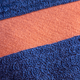 Coussin Gatsby Bleu/pêche
