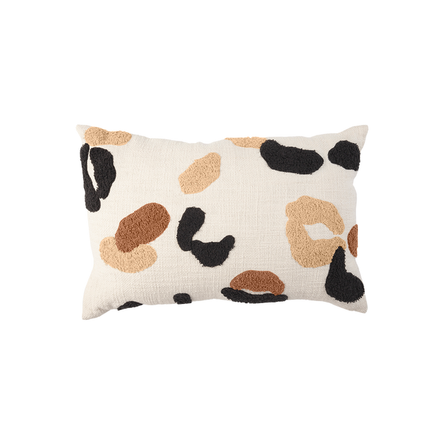 Coussin LIP ART coloris beige 30 x 45 cm