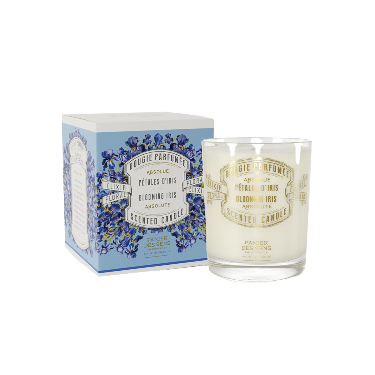 PANIER DES SENS Bougie parfumée Pétales d'iris Blanc Iris 180G